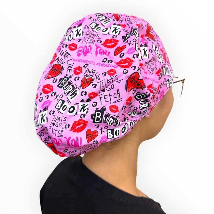 Wear Pink- Bouffant Scrub Cap