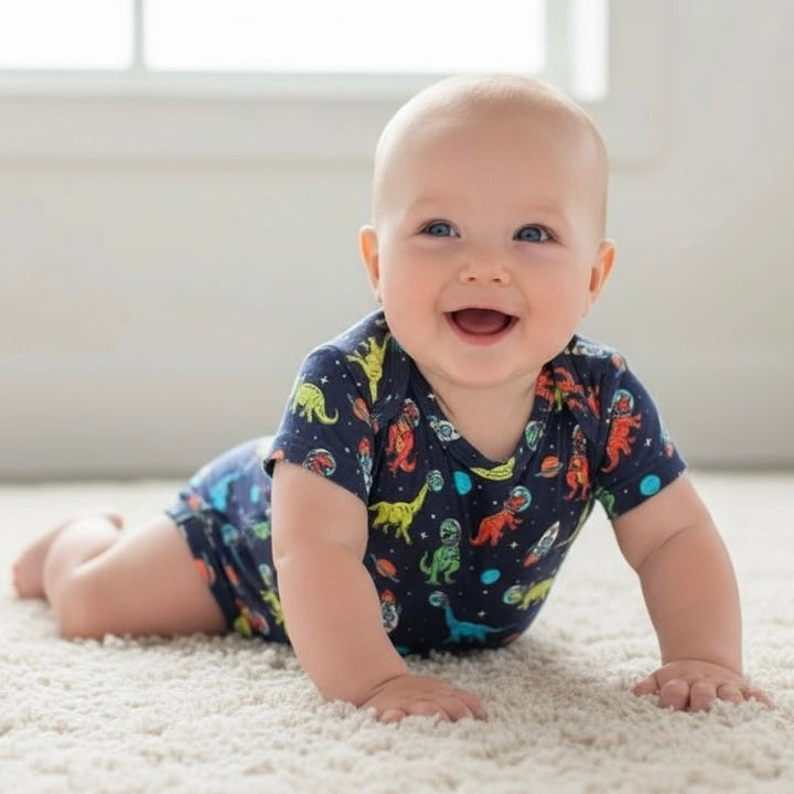 Space Dino Bamboo Bodysuit