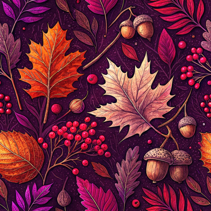 Autumn Amethyst- Bouffant Scrub Cap