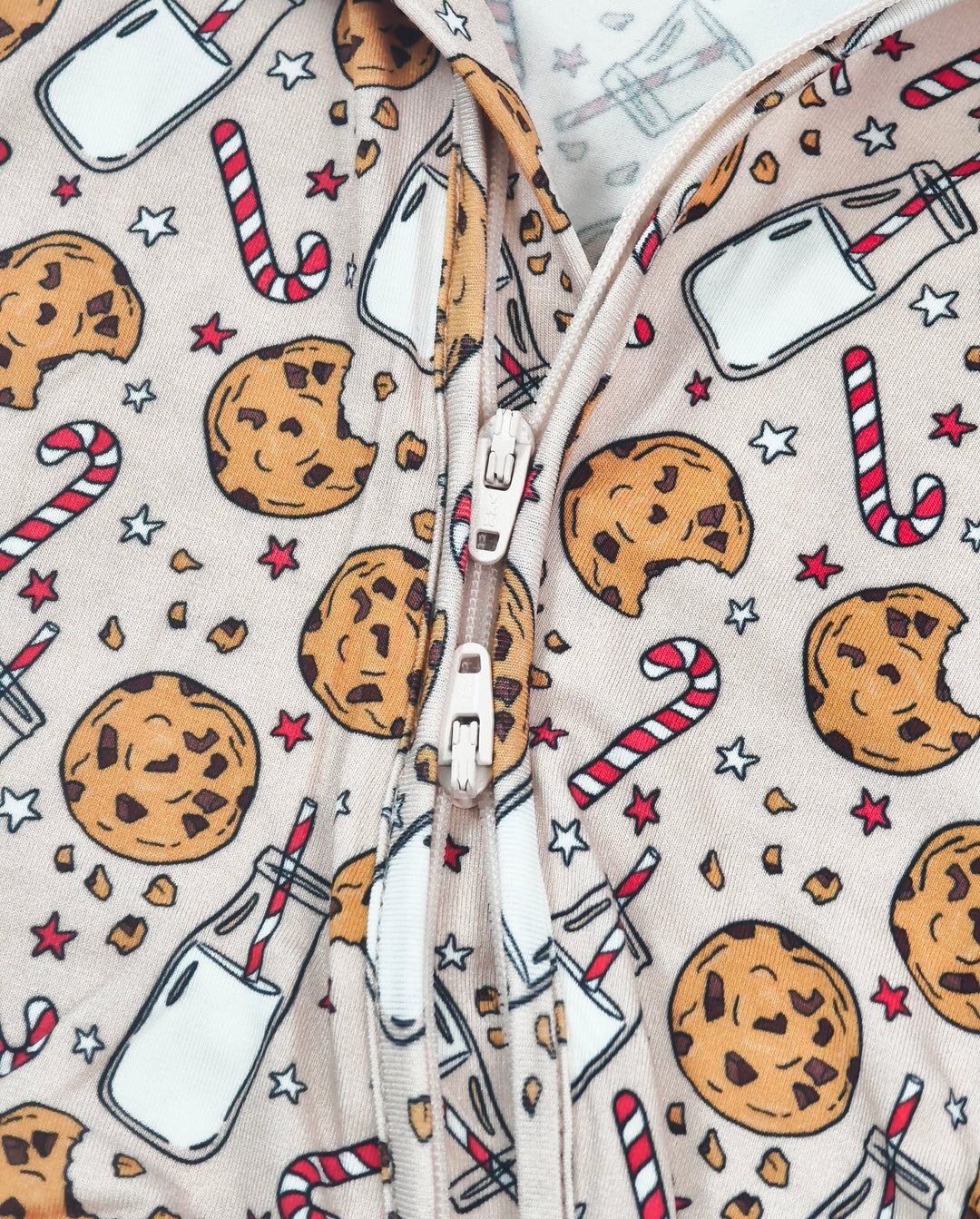 Milk & Cookies Bamboo Zipper Sleeper