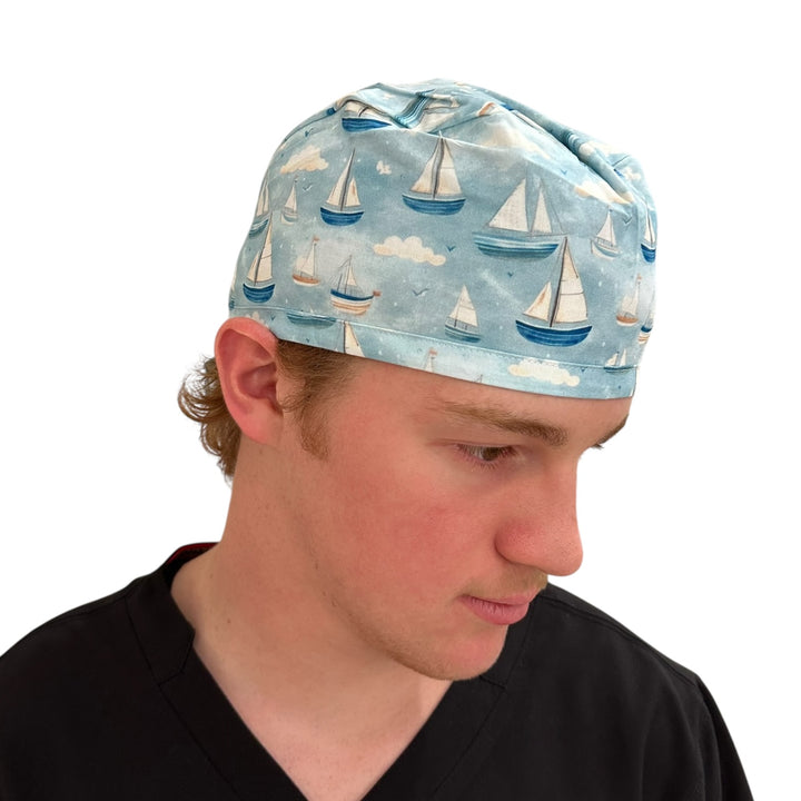 Sailboat- Classic/Men's Scrub Cap