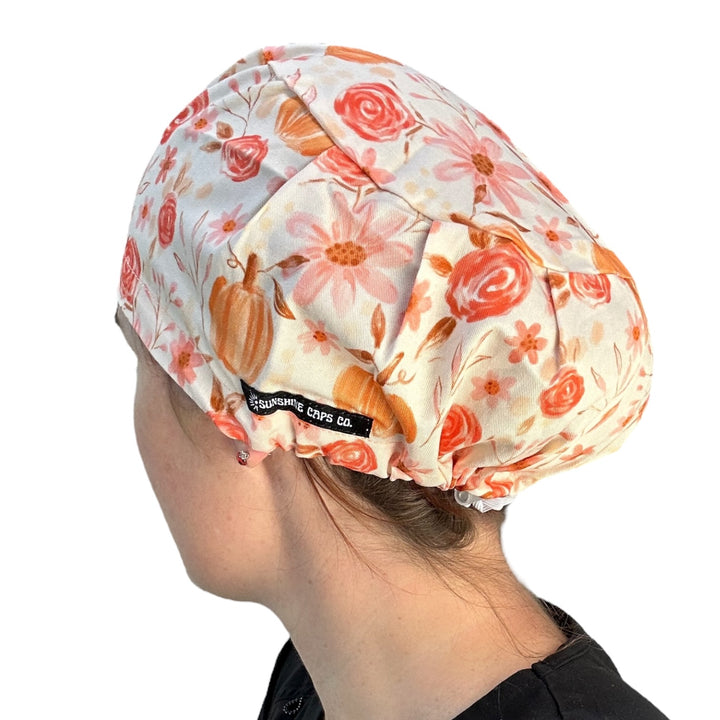 Blushing Harvest- Euro Scrub Cap