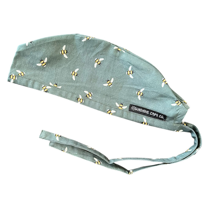 bee Men's Scrub Cap Surgical Hat, by Sunshine Caps Co