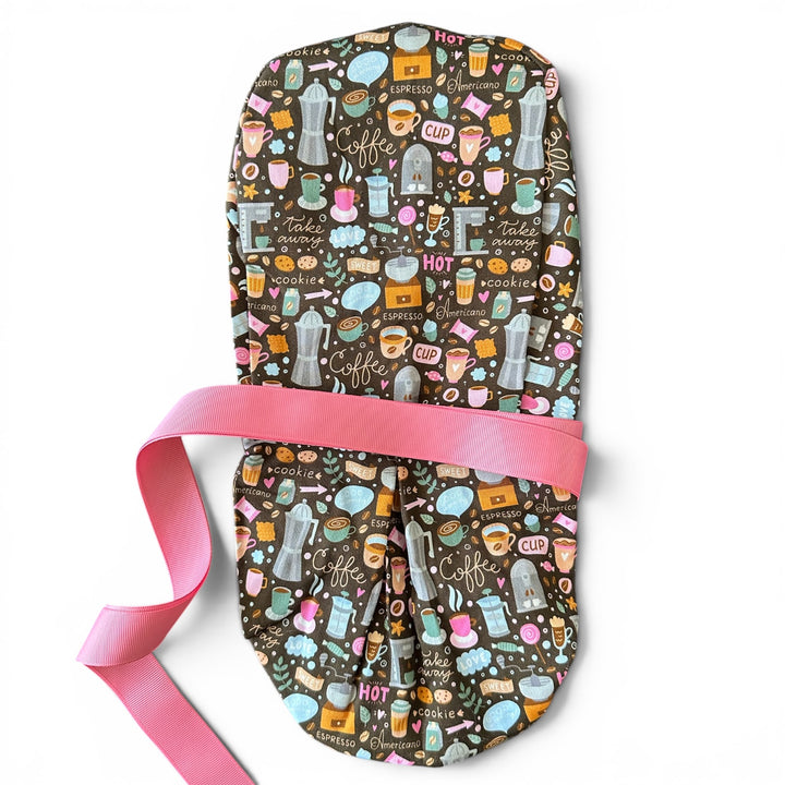 Coffee Break- Ponytail Scrub Cap