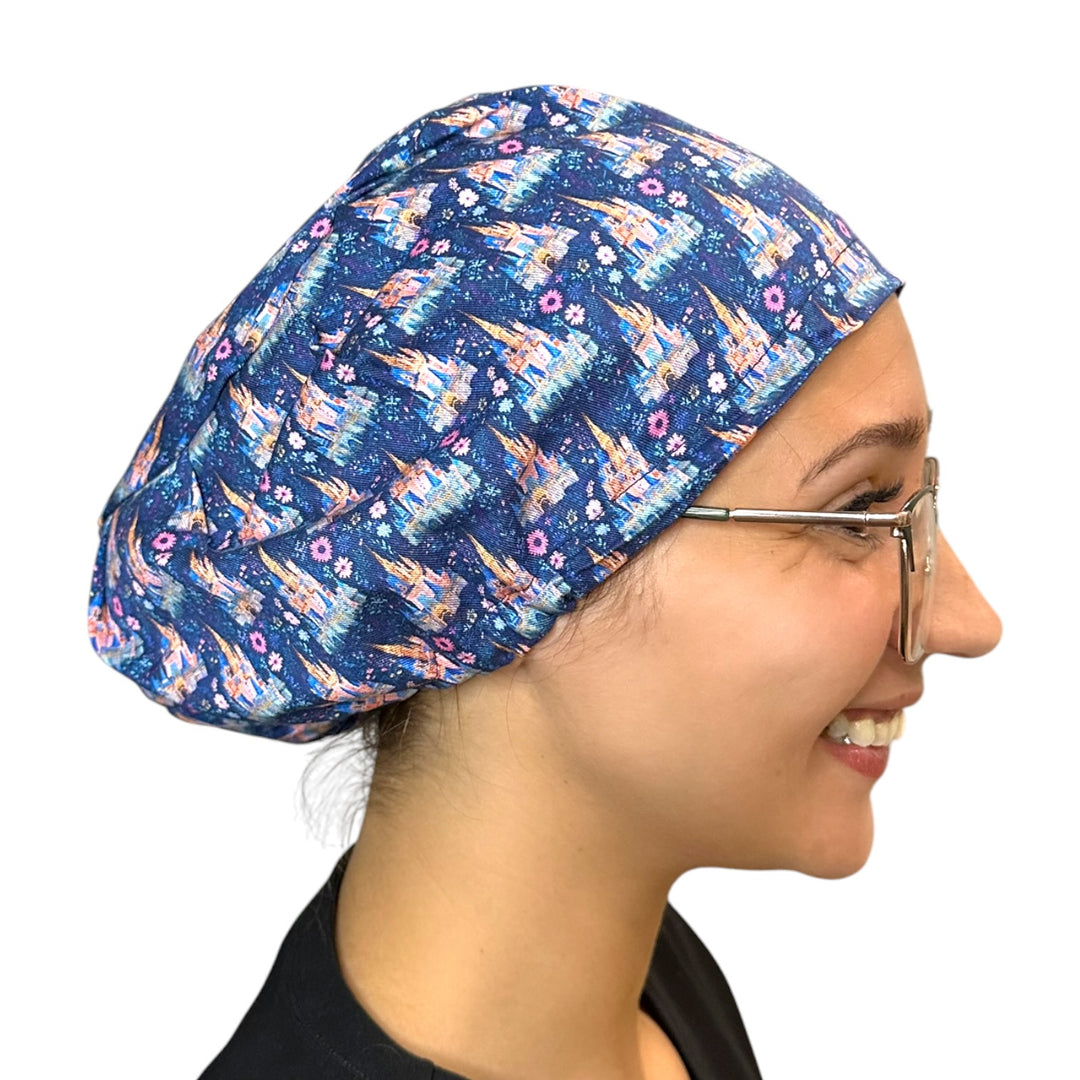 Enchanted Castle- Euro Scrub Cap