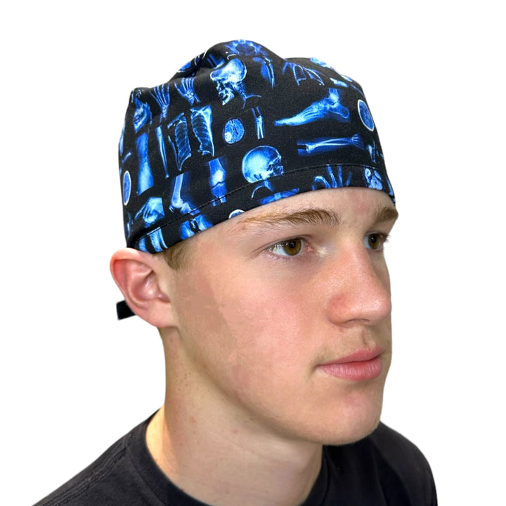 radiology Men's Scrub Cap Surgical Hat, by Sunshine Caps Co