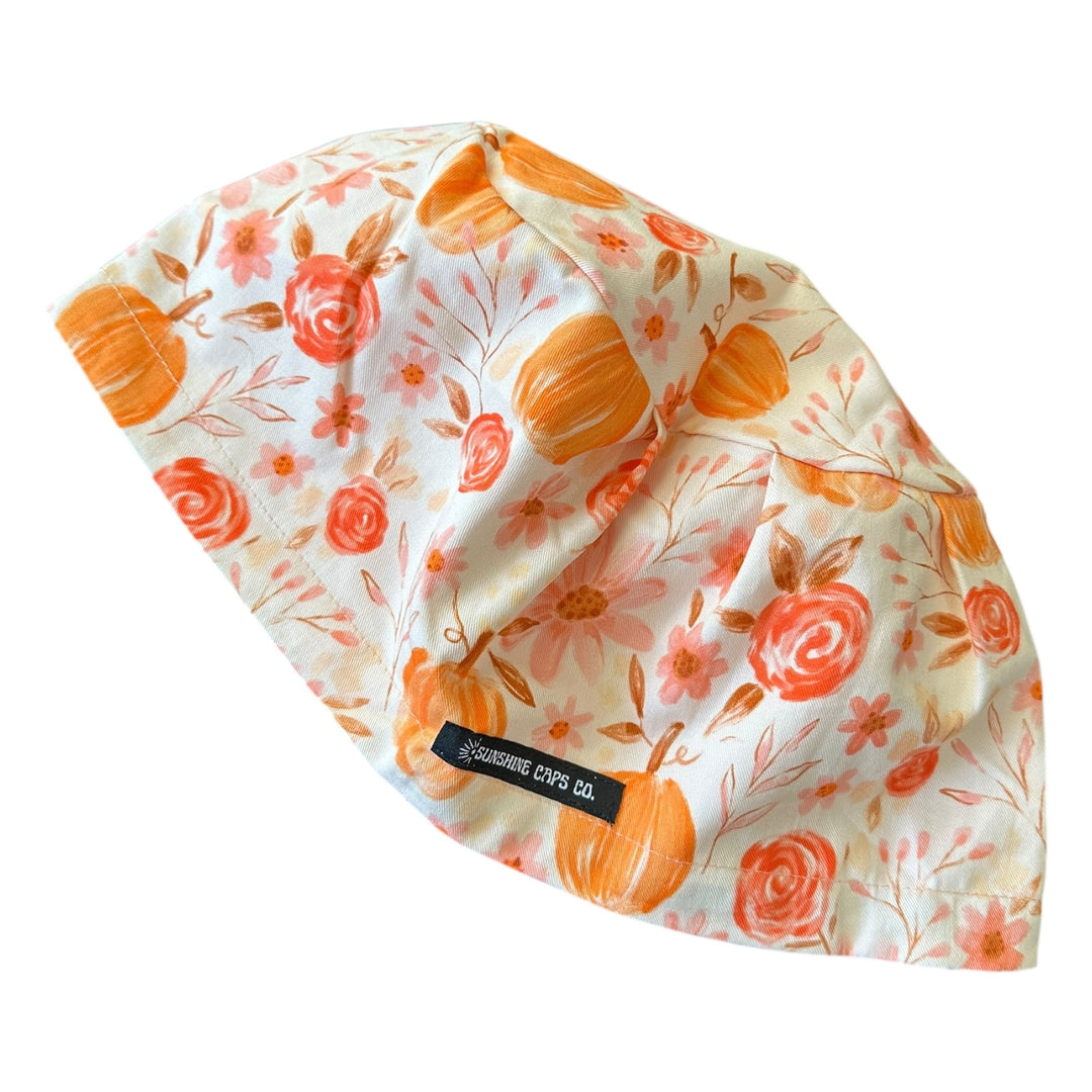 Blushing Harvest- Euro Scrub Cap