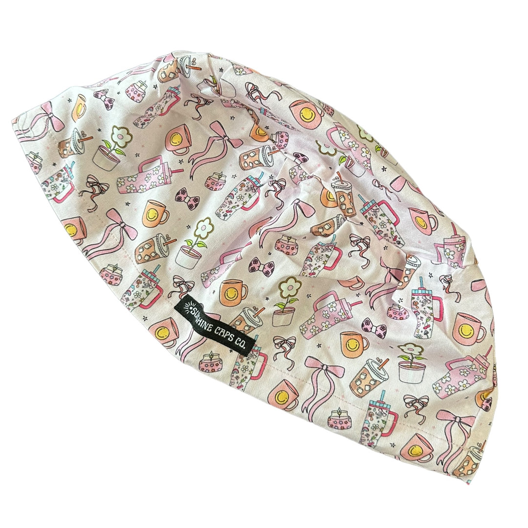 Girly Girl Euro Scrub Cap for Women, by Sunshine Caps Co