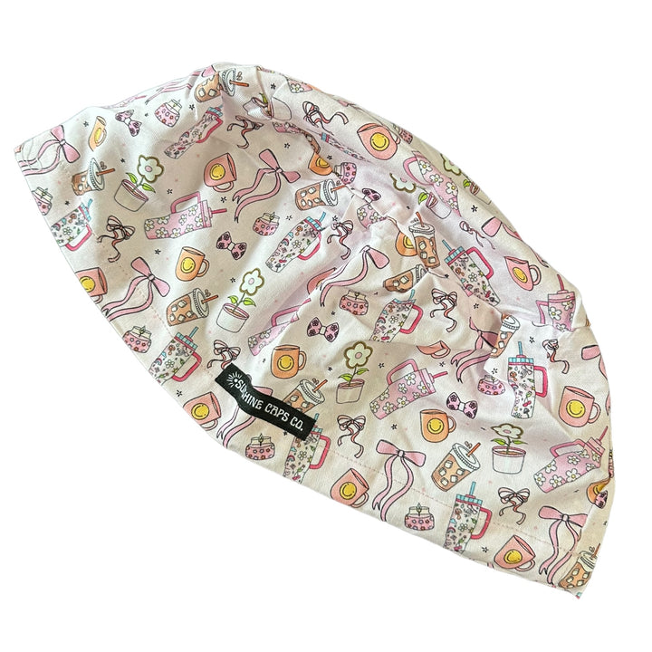 Girly Girl Euro Scrub Cap for Women, by Sunshine Caps Co