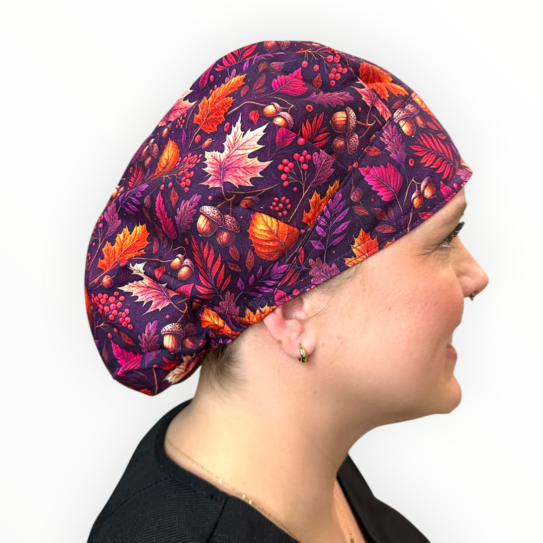 Autumn Amethyst- Bouffant Scrub Cap