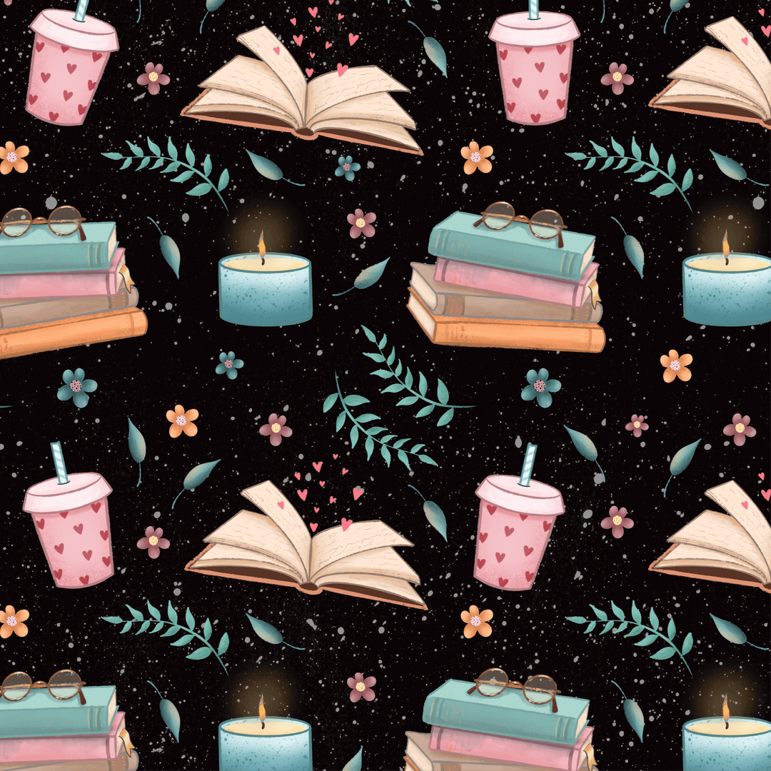 Cozy Night Book Lover Design, By Sunshine Caps Co.