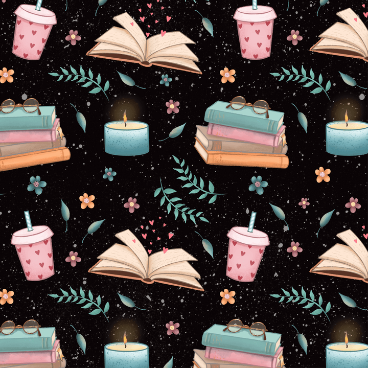 Cozy Night Book Lover Design, By Sunshine Caps Co.