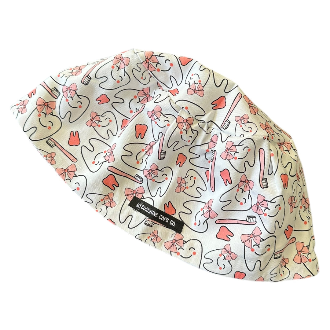 Pretty in Plaque- Euro Scrub Cap