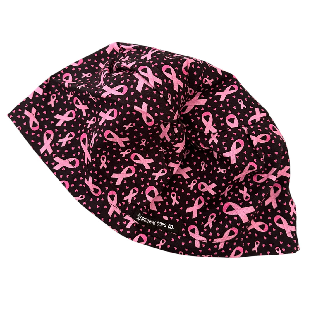 Breast Cancer Pink Ribbon- Euro Scrub Cap
