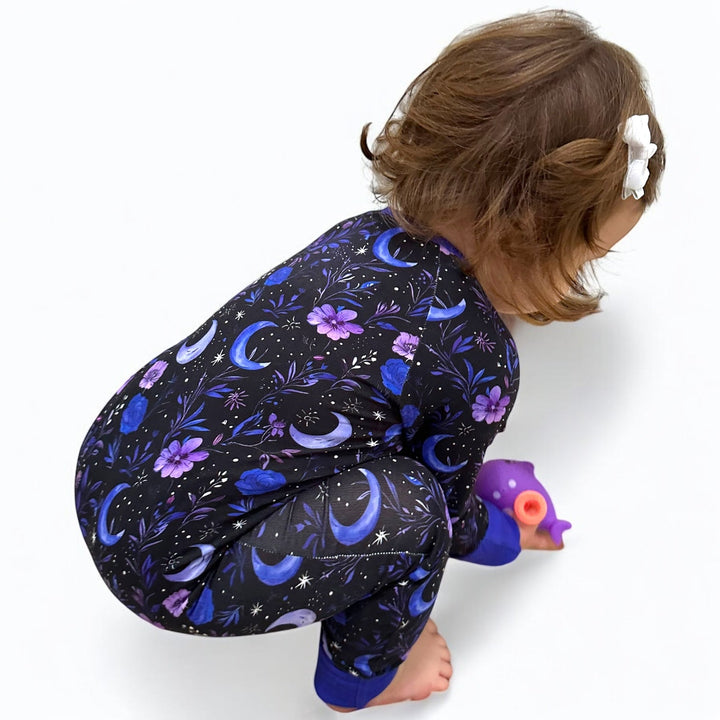 Purple Moonbeam Bamboo Zipper Sleeper