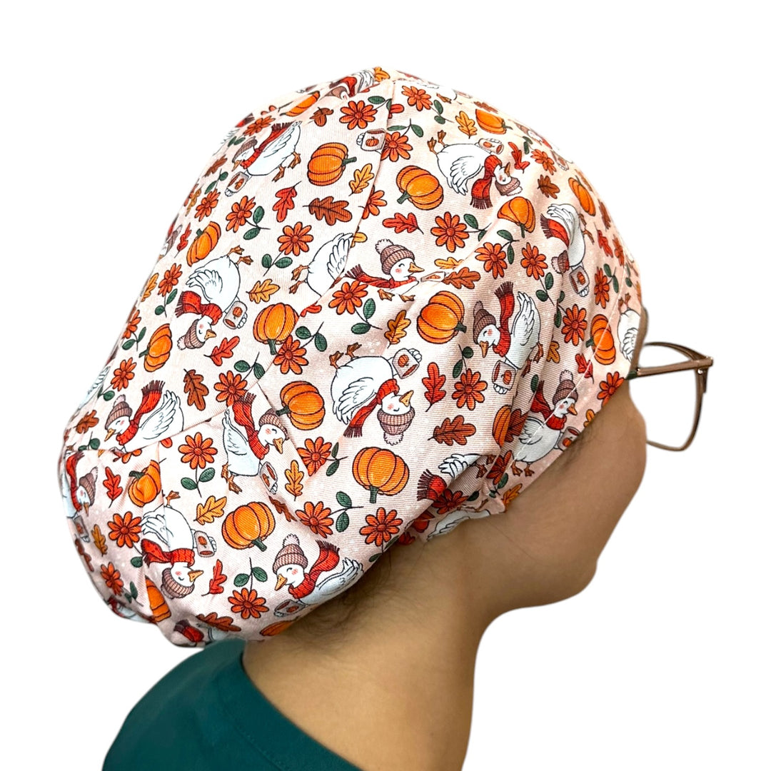 Autumn Goose- Euro Scrub Cap