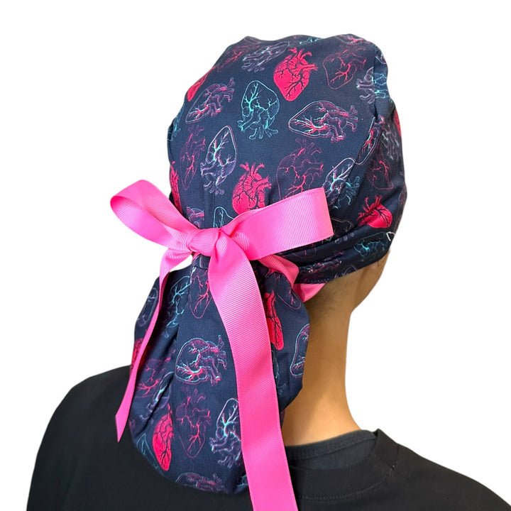 Pulse Check- Ponytail Scrub Cap