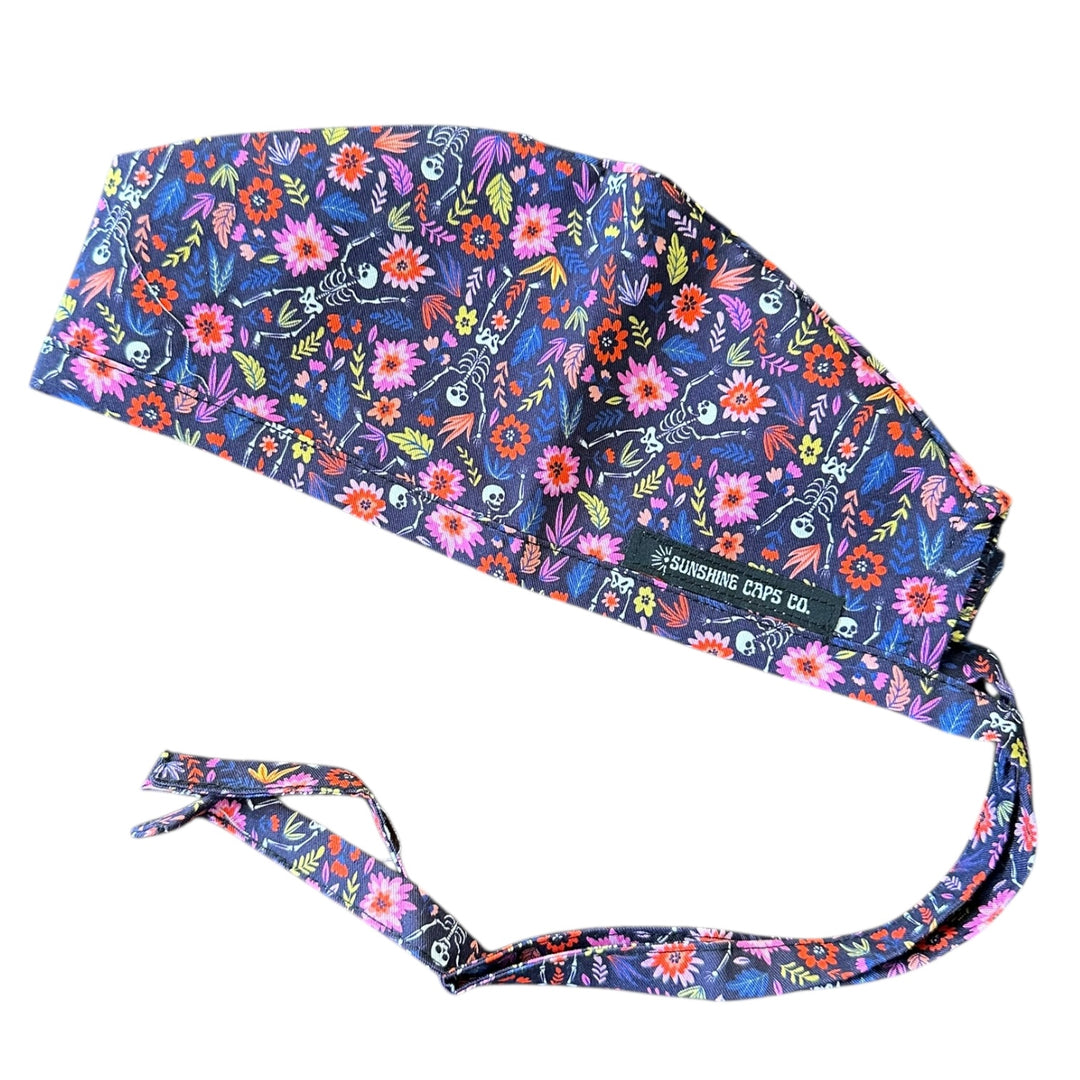 Skeletons in Bloom- Classic/Men's Scrub Cap