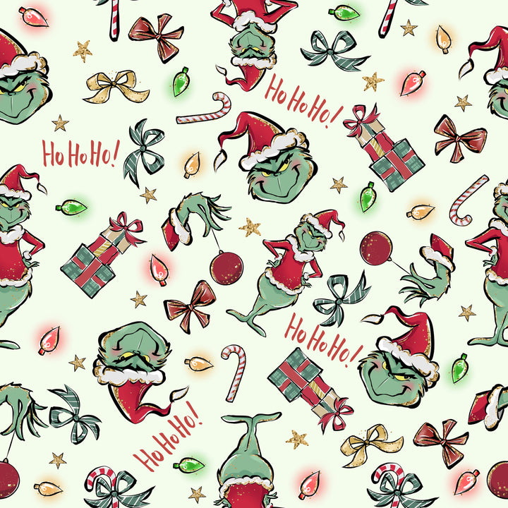 Holiday Humbug- Ponytail Scrub Cap