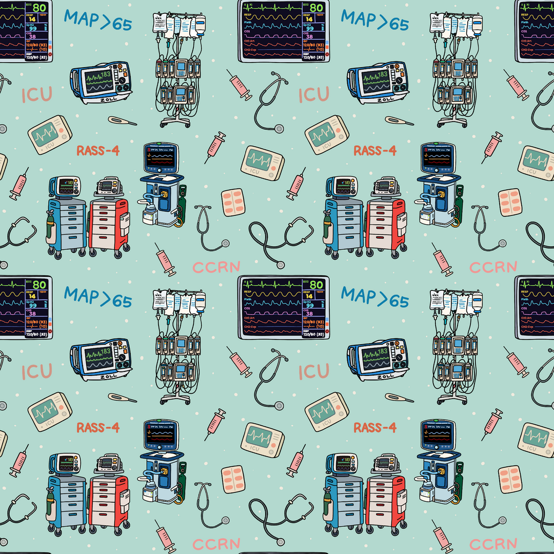 Critical Condition ICU- Classic/Men's Scrub Cap