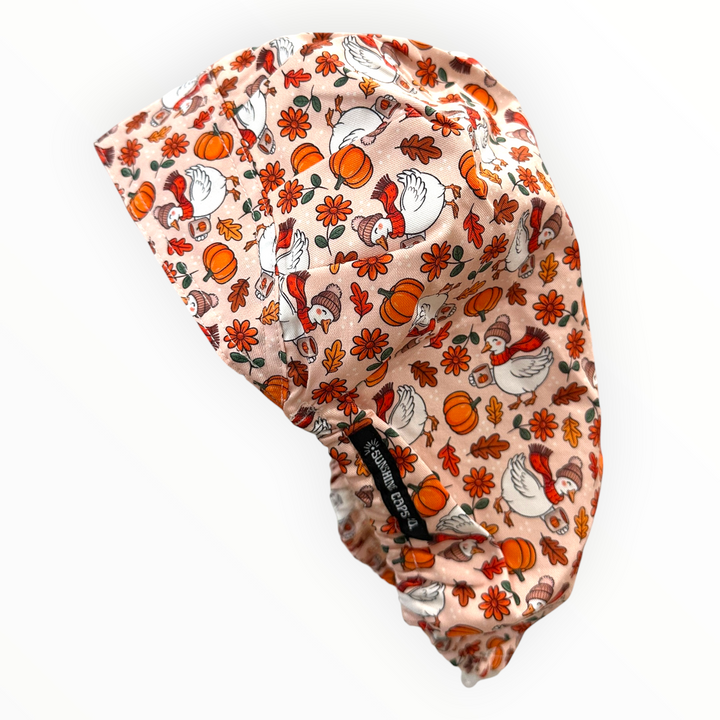 Autumn Goose- Bouffant Scrub Cap