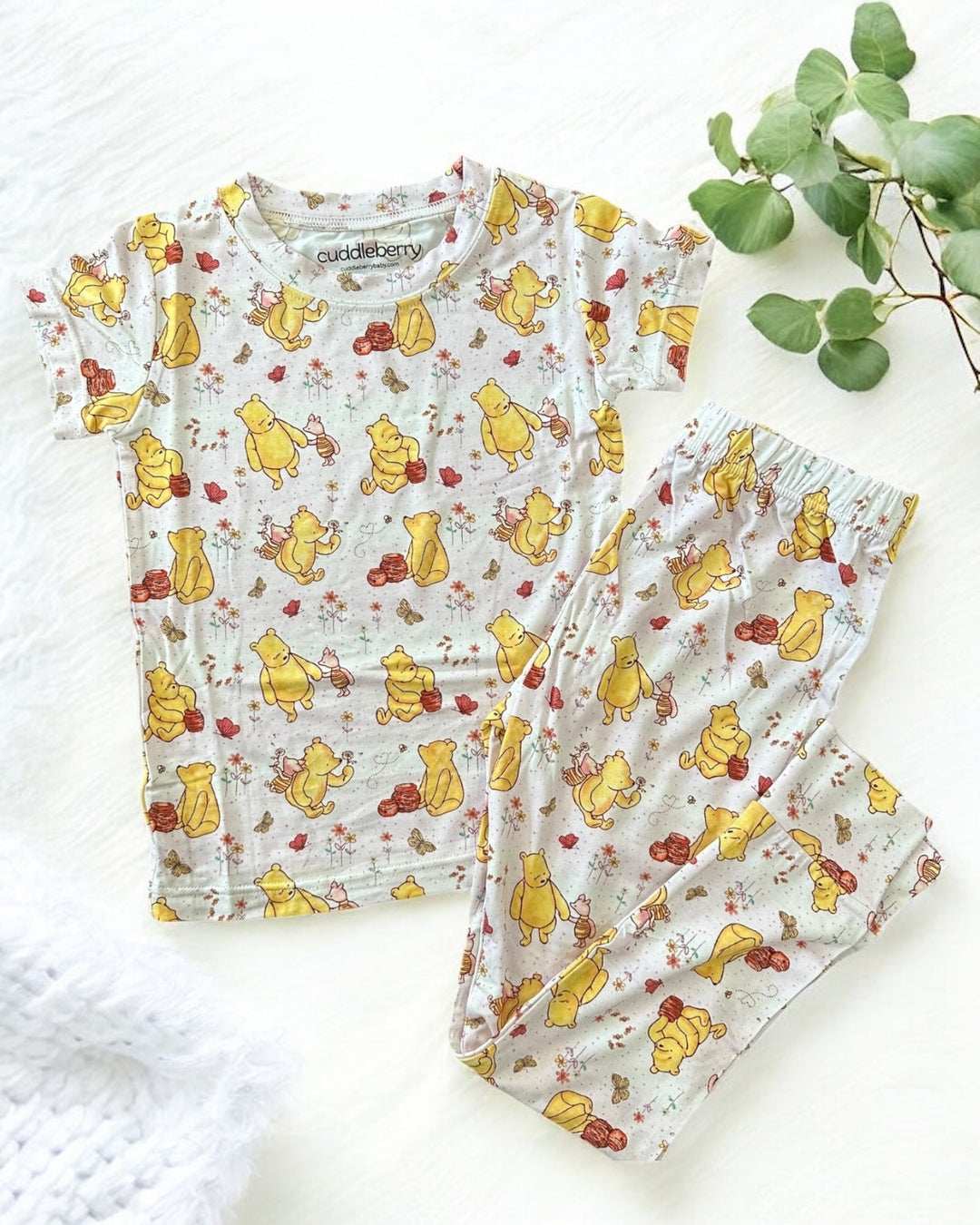 Classic Pooh Short Sleeve Two-Piece PJ's