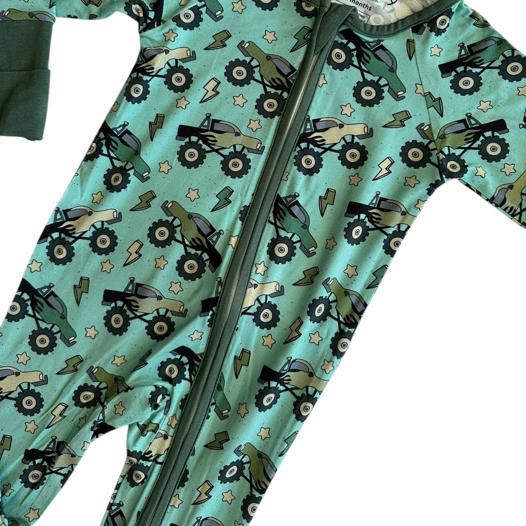 Monster Truck Zipper Sleeper