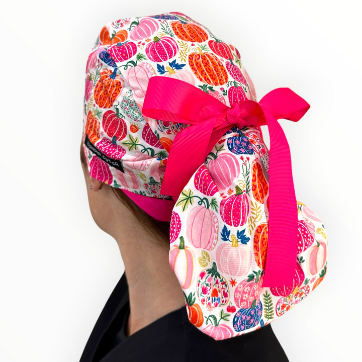 Cutest Pumpkin in the Patch- Ponytail Scrub Cap **PRE-ORDER: Ships by 9/10/26**