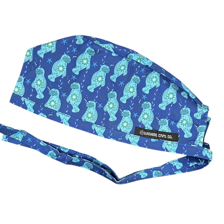 Manatee Tides- Classic/Men's Scrub Cap
