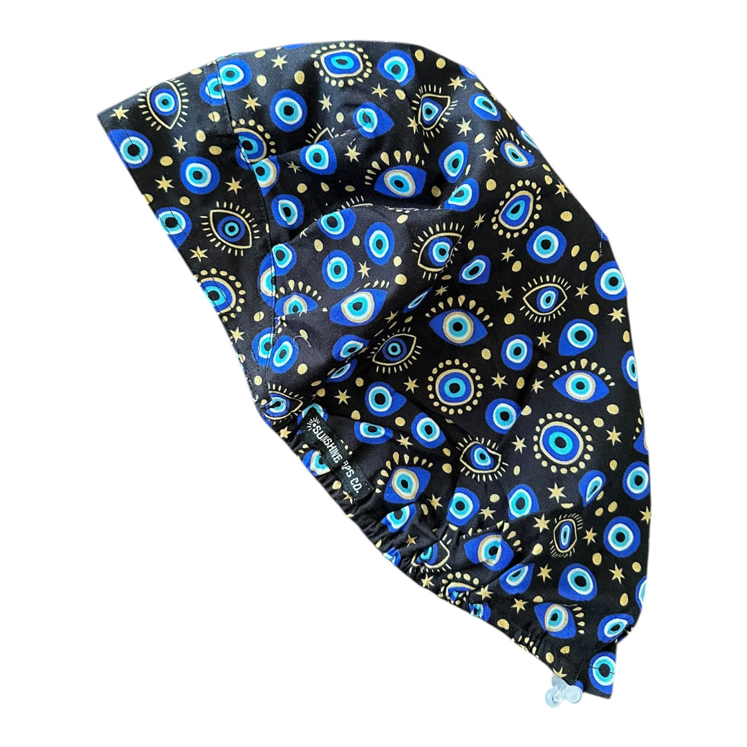 Evil Eye Black- Bouffant Scrub Cap