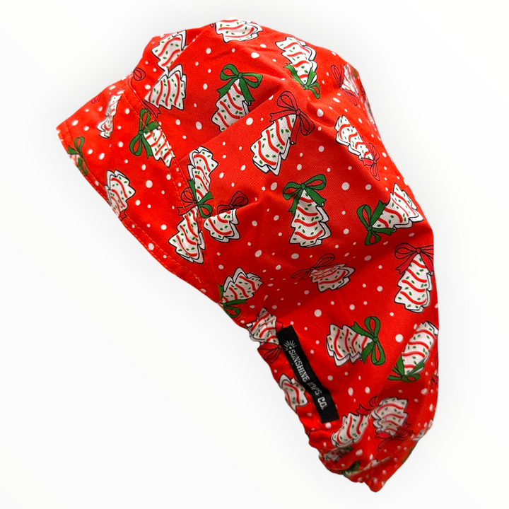 Christmas Tree Cakes- Bouffant Scrub Cap