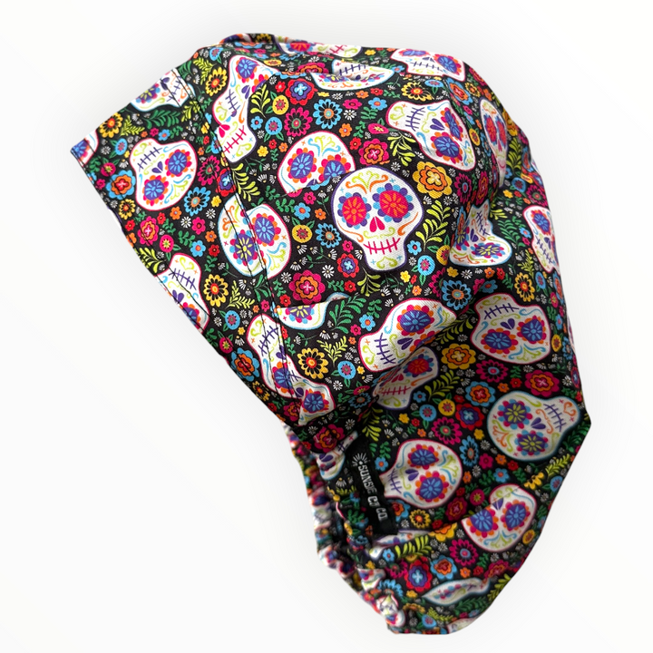 Sugar Skull Fiesta- Bouffant Scrub Cap