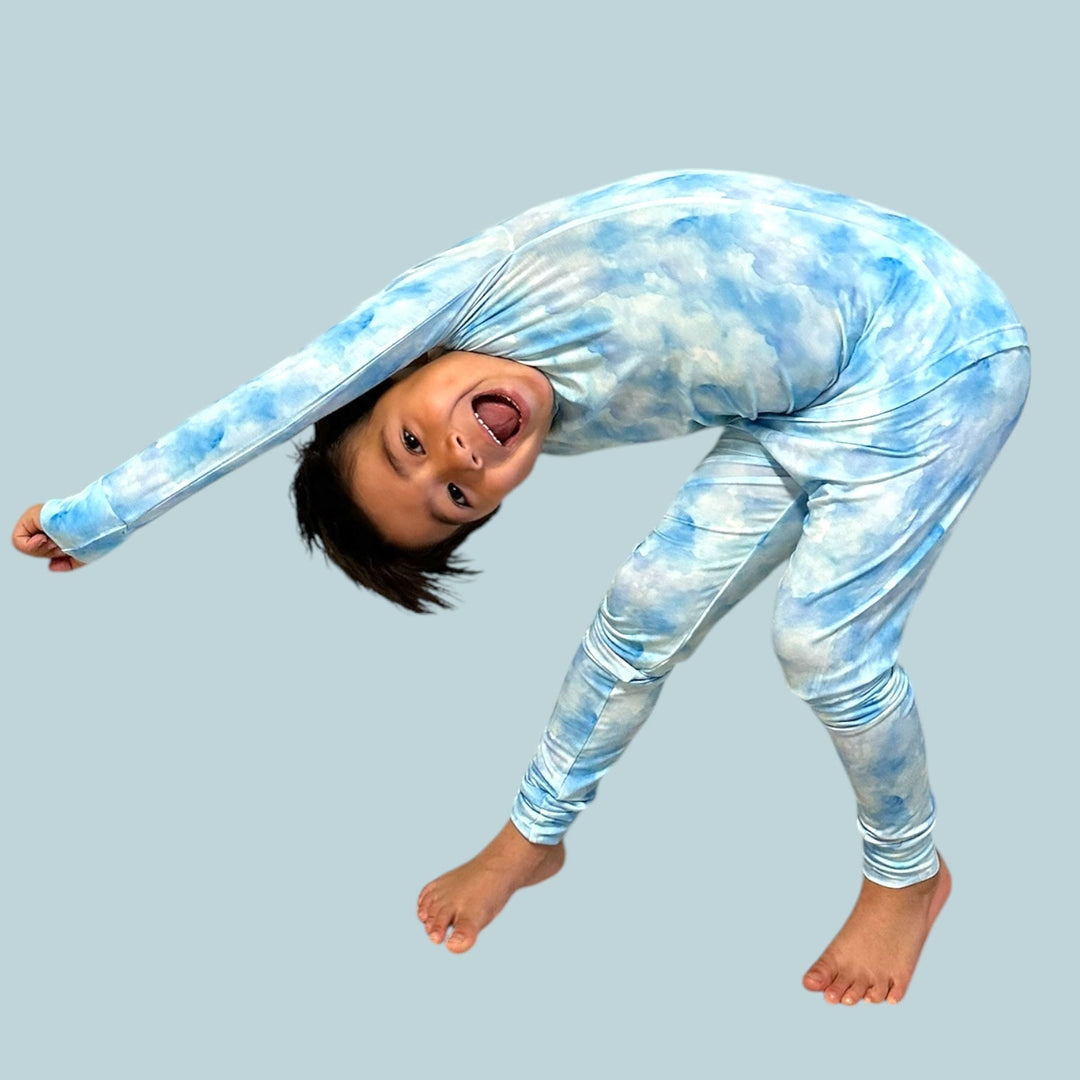 Blue Skies Long Sleeve Two-Piece PJ's