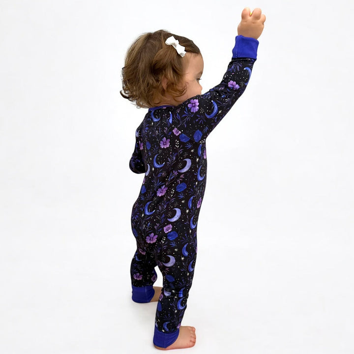 Purple Moonbeam Bamboo Zipper Sleeper