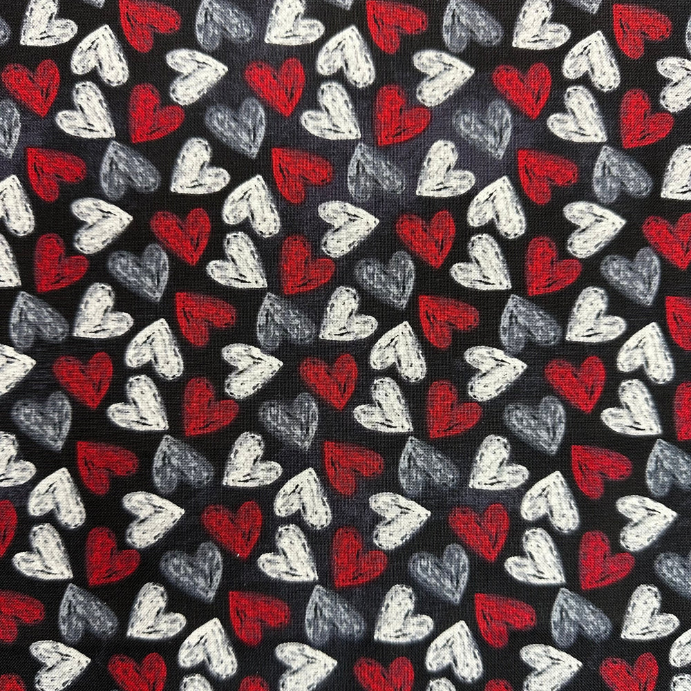 chalk heart valentine Ponytail Scrub Cap for Women, By Sunshine Caps Co.