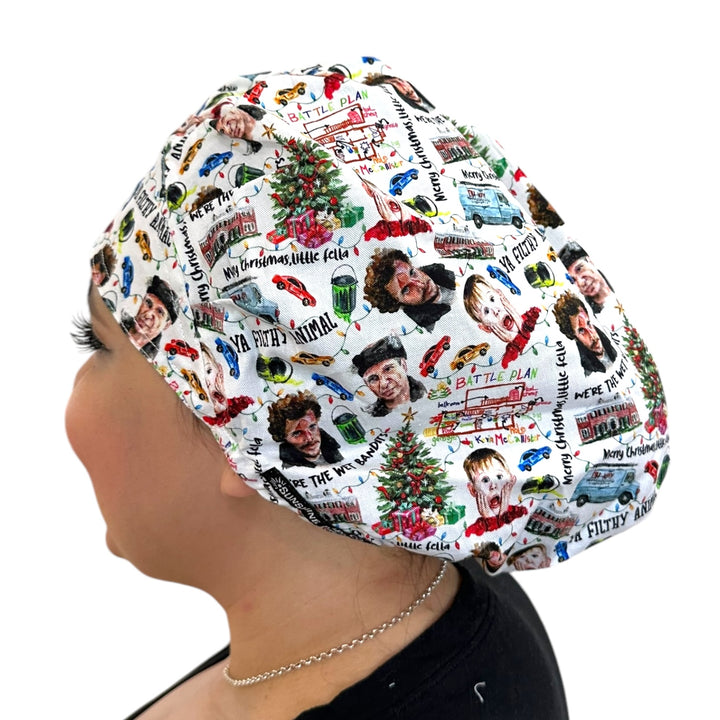 Alone on Christmas- Bouffant Scrub Cap