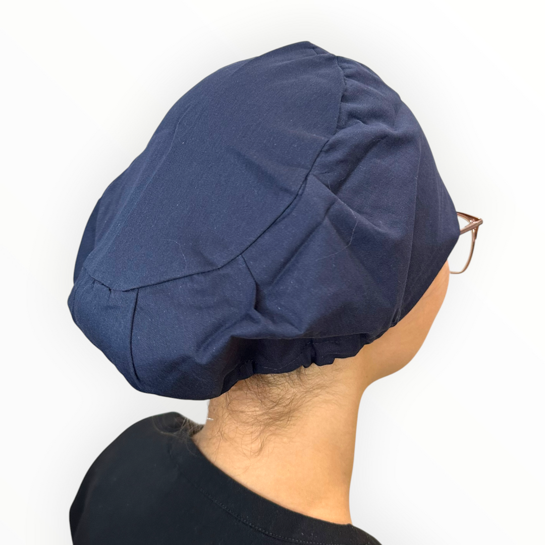 Navy Solid- Euro Scrub Cap