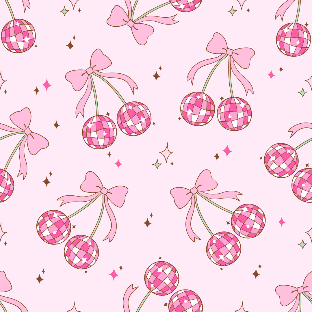 Disco Cherry Euro Scrub Cap for Women, by Sunshine Caps Co