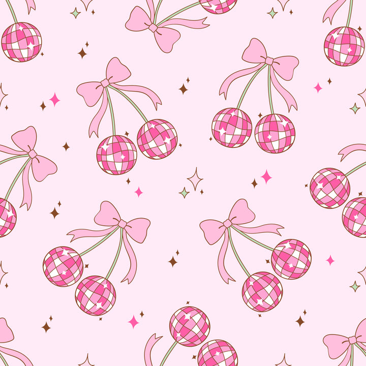 Disco Cherry Euro Scrub Cap for Women, by Sunshine Caps Co