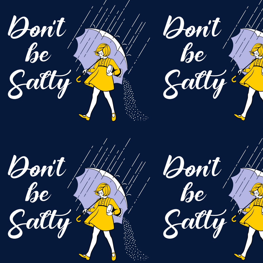 Don't Be Salty- Ponytail Scrub Cap
