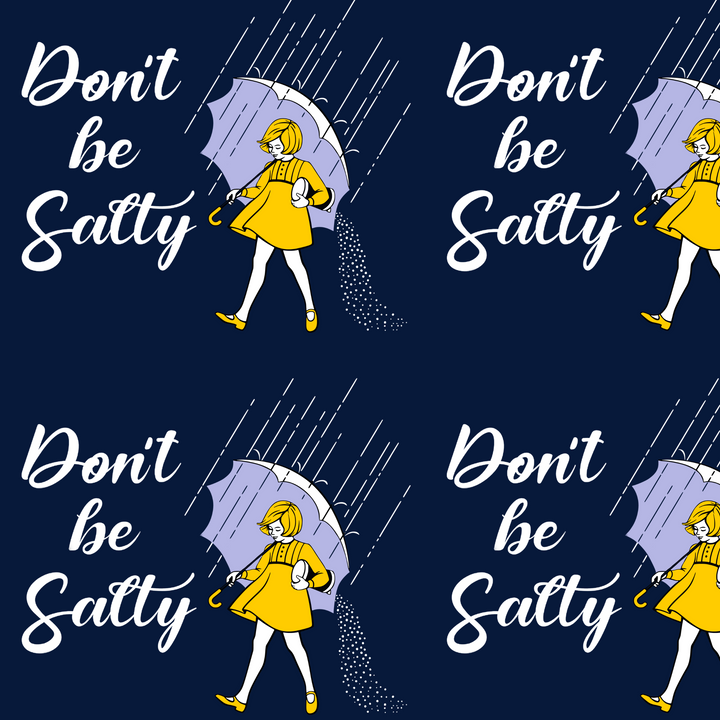 Don't Be Salty- Ponytail Scrub Cap