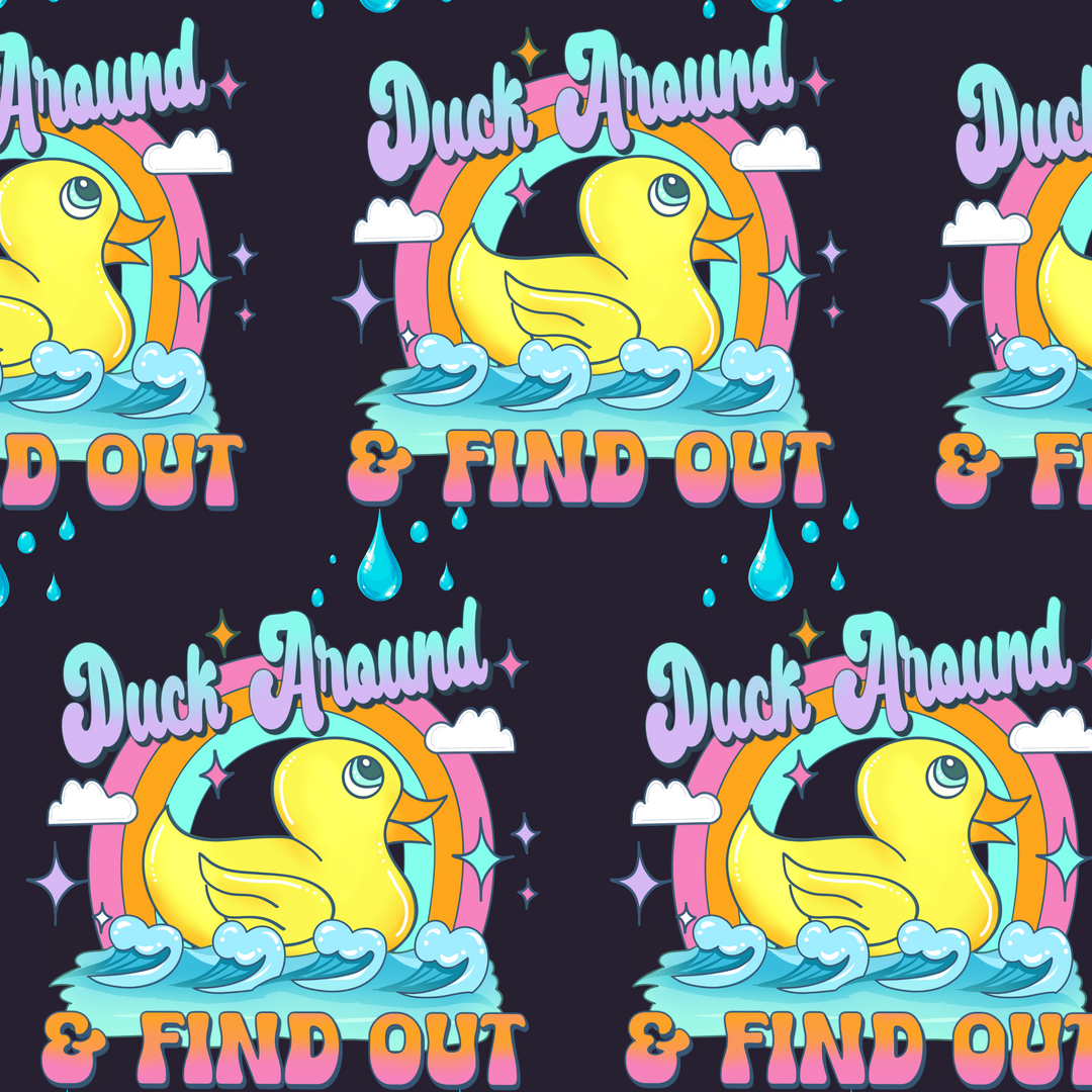 Duck Around & Find Out- Bouffant Scrub Cap
