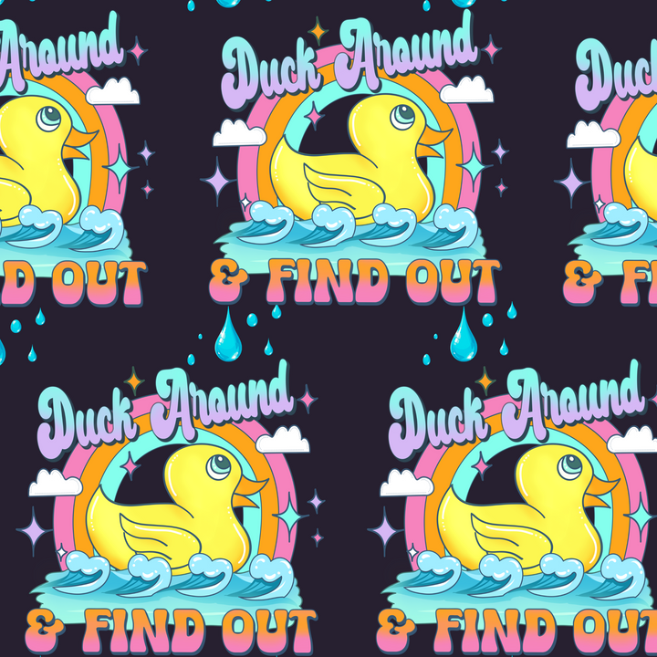 Duck Around & Find Out- Bouffant Scrub Cap