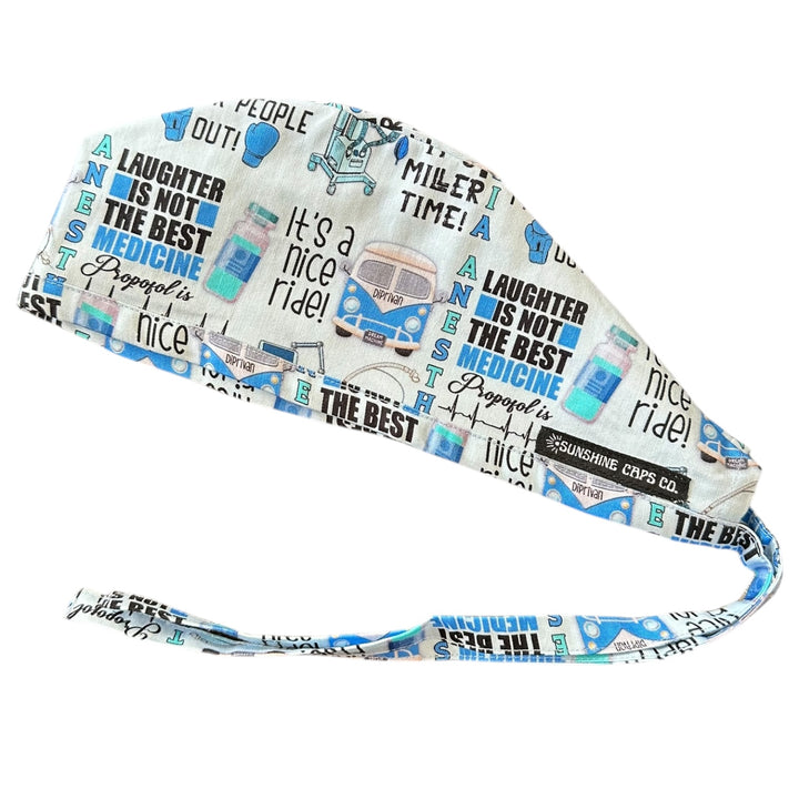 anesthesia Men's Scrub Cap Surgical Hat, by Sunshine Caps Co