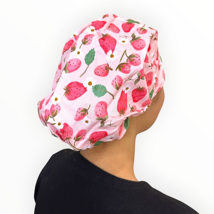 Strawberry- Bouffant Scrub Cap