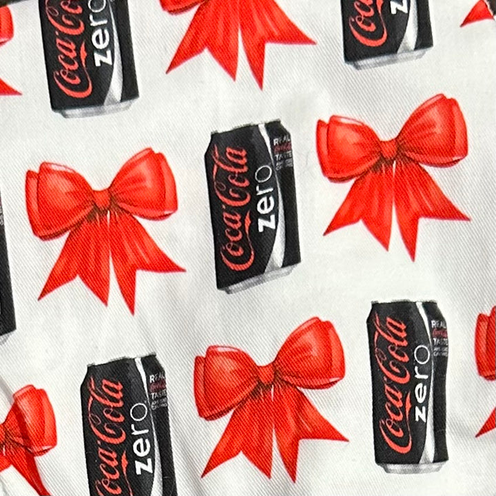 Coke Zero & Bows- Euro Scrub Cap