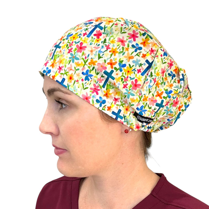 Garden of Grace- Euro Scrub Cap