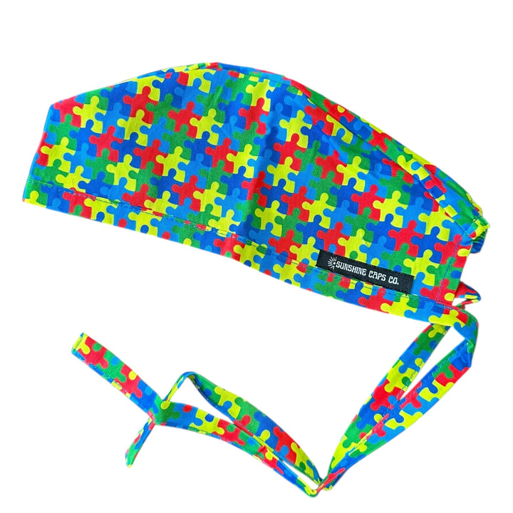 Autism Awareness- Classic/Men's Scrub Cap