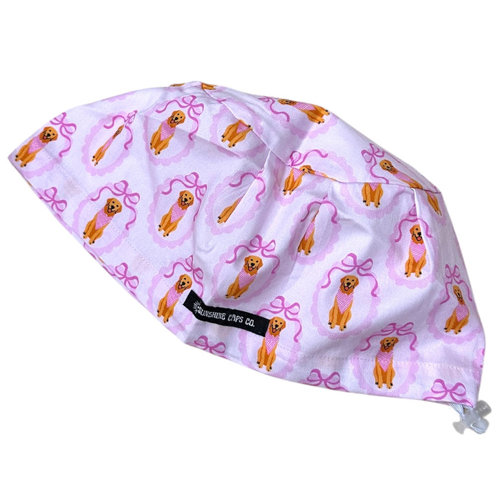 Pink Pup Society- Euro Scrub Cap