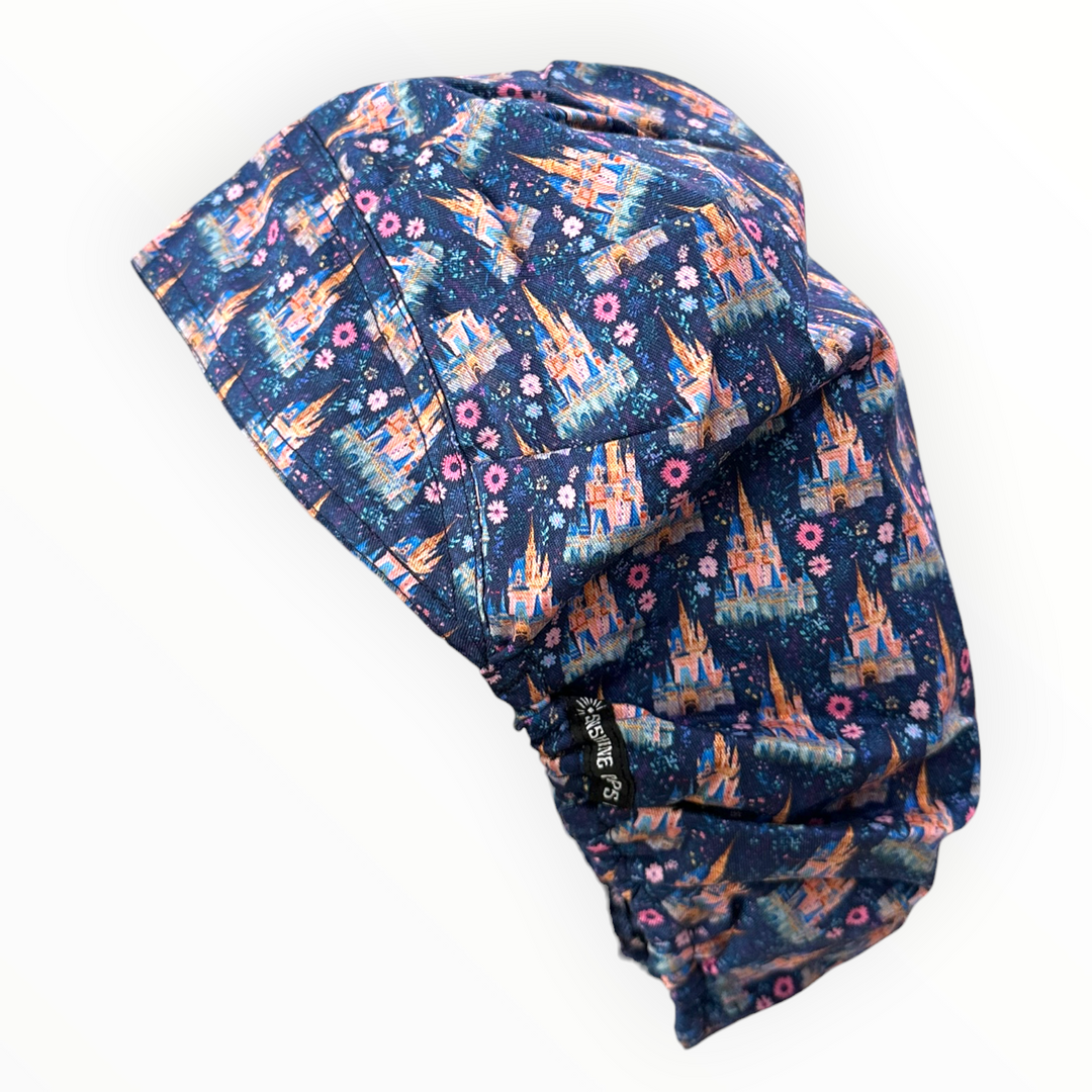 Enchanted Castle- Bouffant Scrub Cap